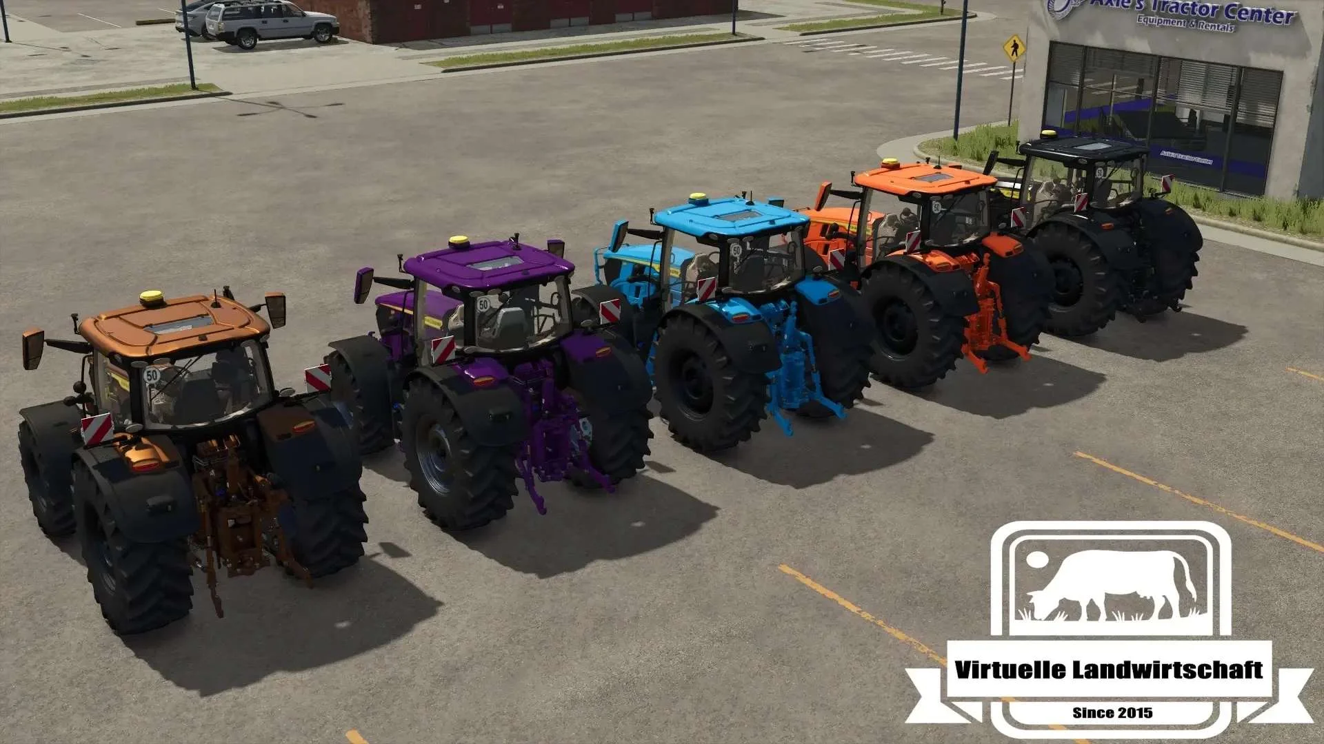 FS25 John Deere 6R Series with color selection v1.0 Tractors Mod FS25 Mod Free Download