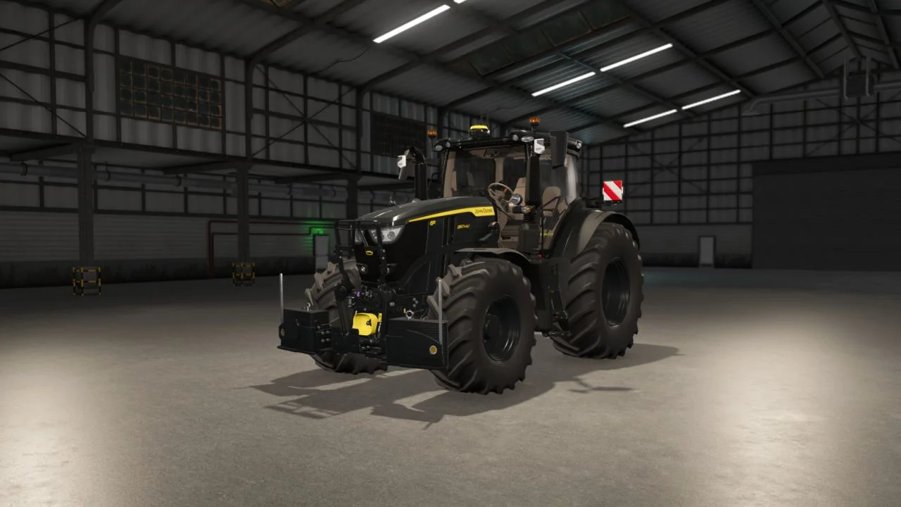 FS25 John Deere 6R Series with Extra Large Frame V1.0 Tractors Mod