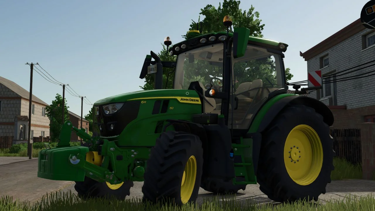 FS25 John Deere 6R Small Frame Series 2021 V1.0 Tractors Mod FS25 Mod Free Download