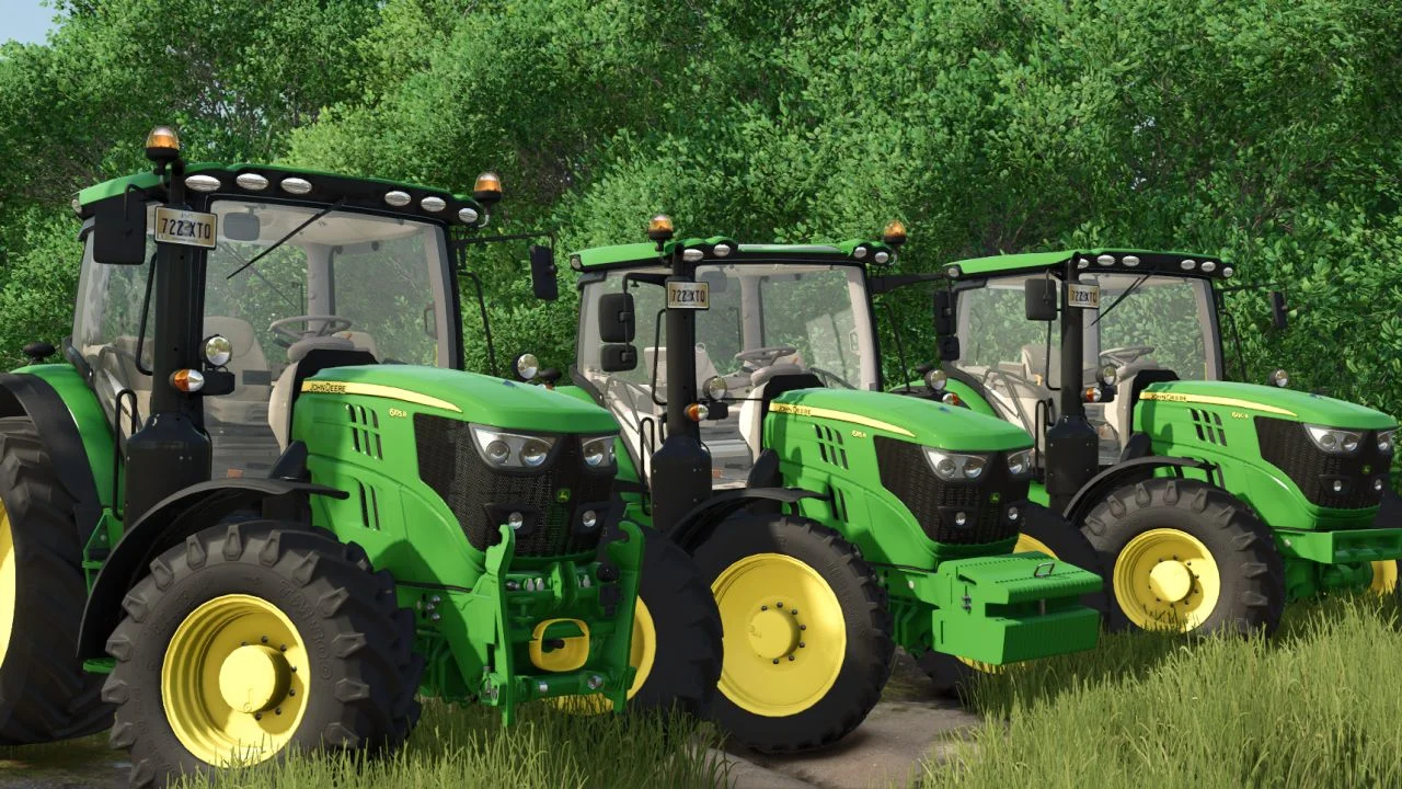 FS25 John Deere 6R Small Frame Series V1.0 Tractors Mod FS25 Mod Free Download