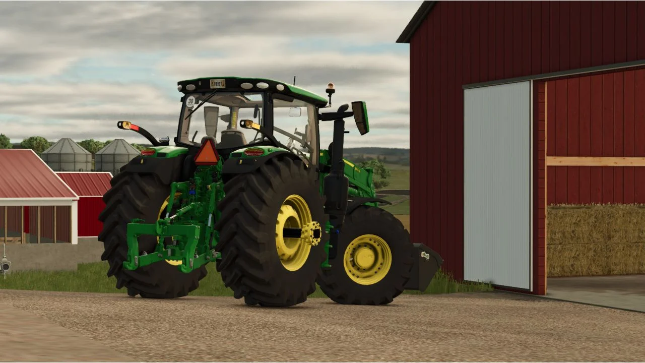 FS25 John Deere 6R US Large Frame v1.0 Tractors Mod FS25 Mod Free Download