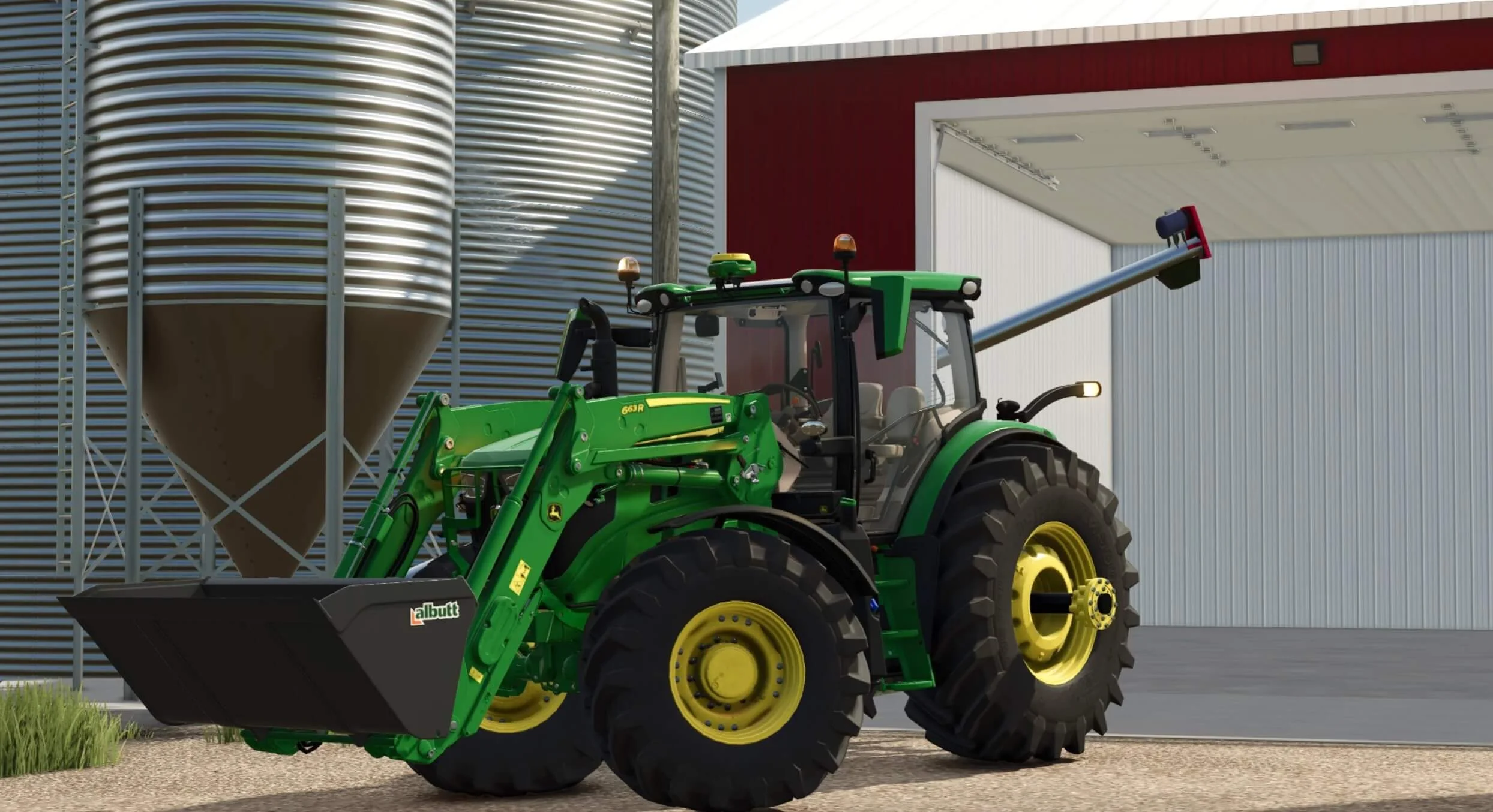 FS25 John Deere 6R US v1.0 Tractors Mod FS25 Mod Free Download