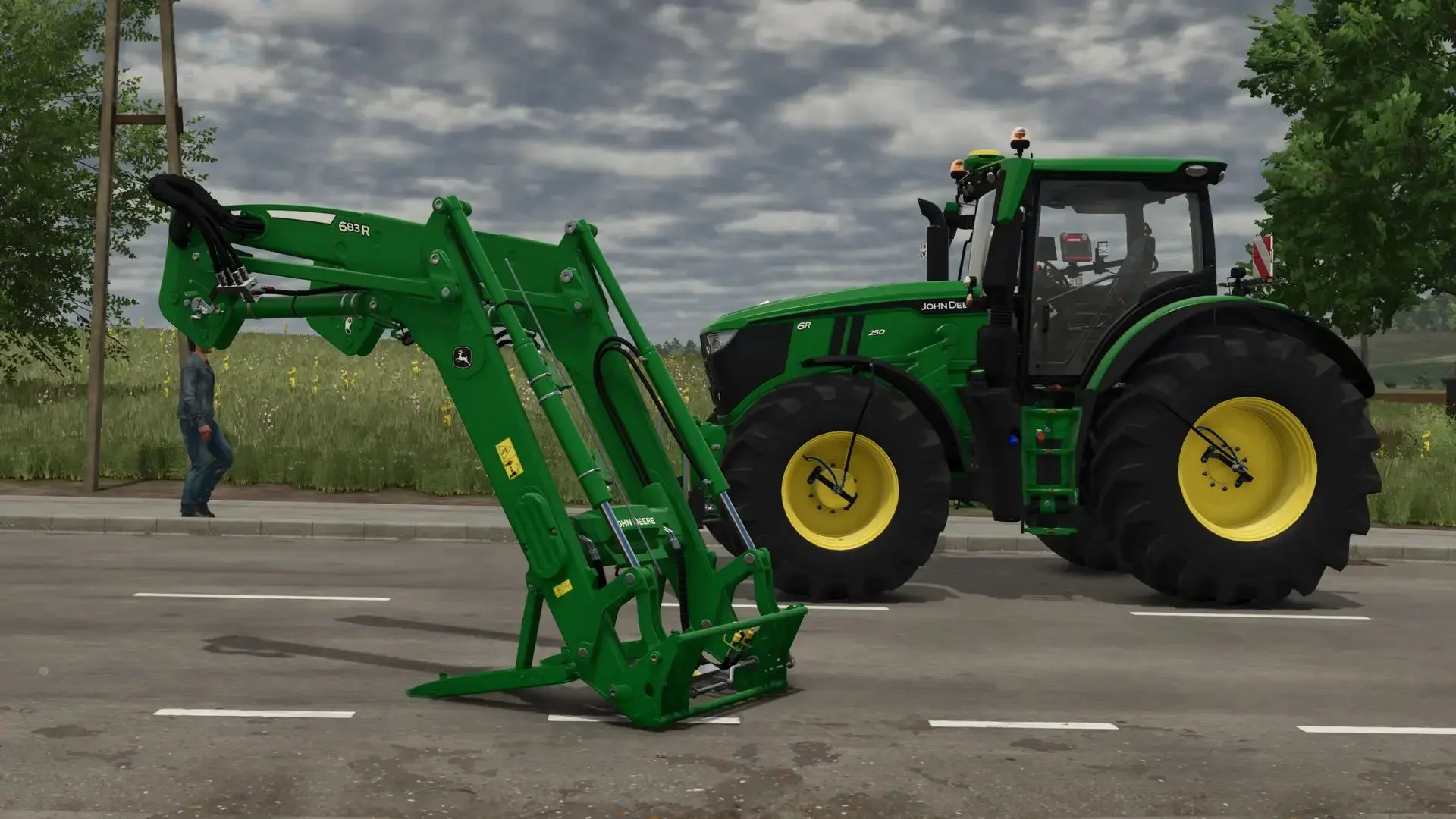 FS25 JOHN DEERE 6R XLarge V1.0.5 Tractors Mod