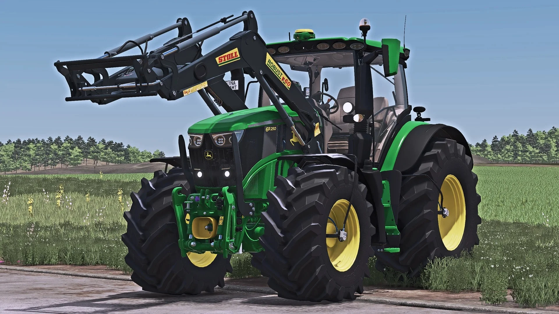 FS25 John Deere 6R XLarge v1.0.6.1 Tractors Mod