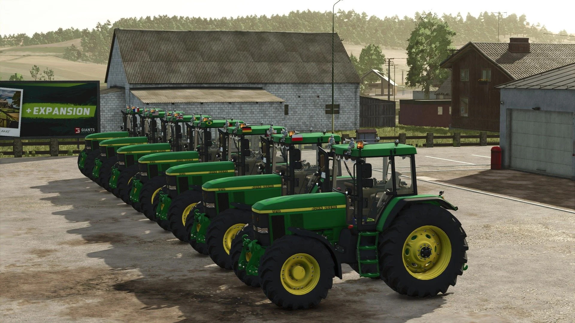 FS25 John Deere 7010 Modified V1.0 Tractors Mod FS25 Mod Free Download