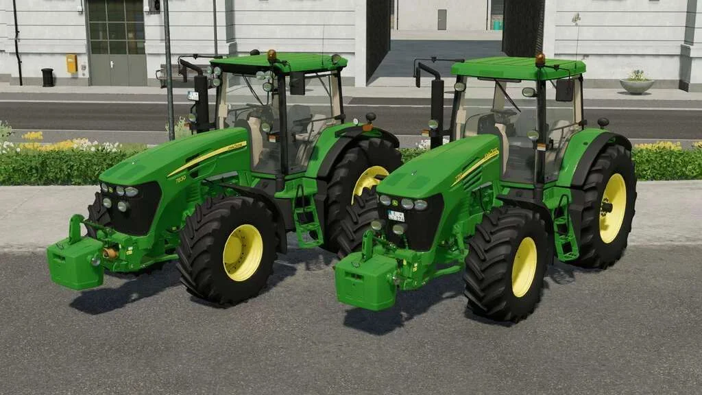 FS25 John Deere 7020 Series Edit (hard suspension) v1.0 Tractors Mod FS25 Mod Free Download