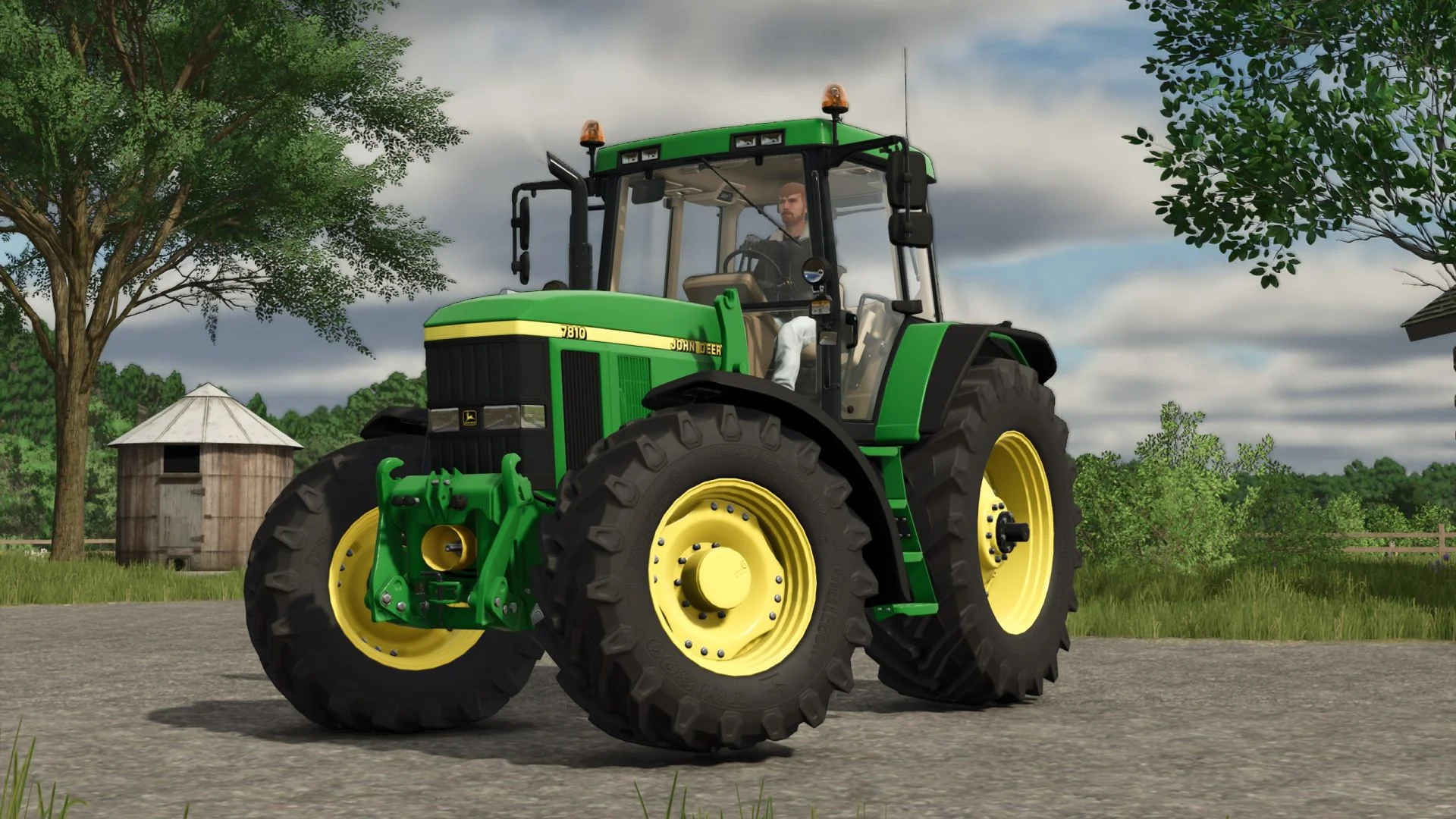 FS25 John Deere 7810 (Sound EDIT) V1.0 Tractors Mod FS25 Mod Free Download