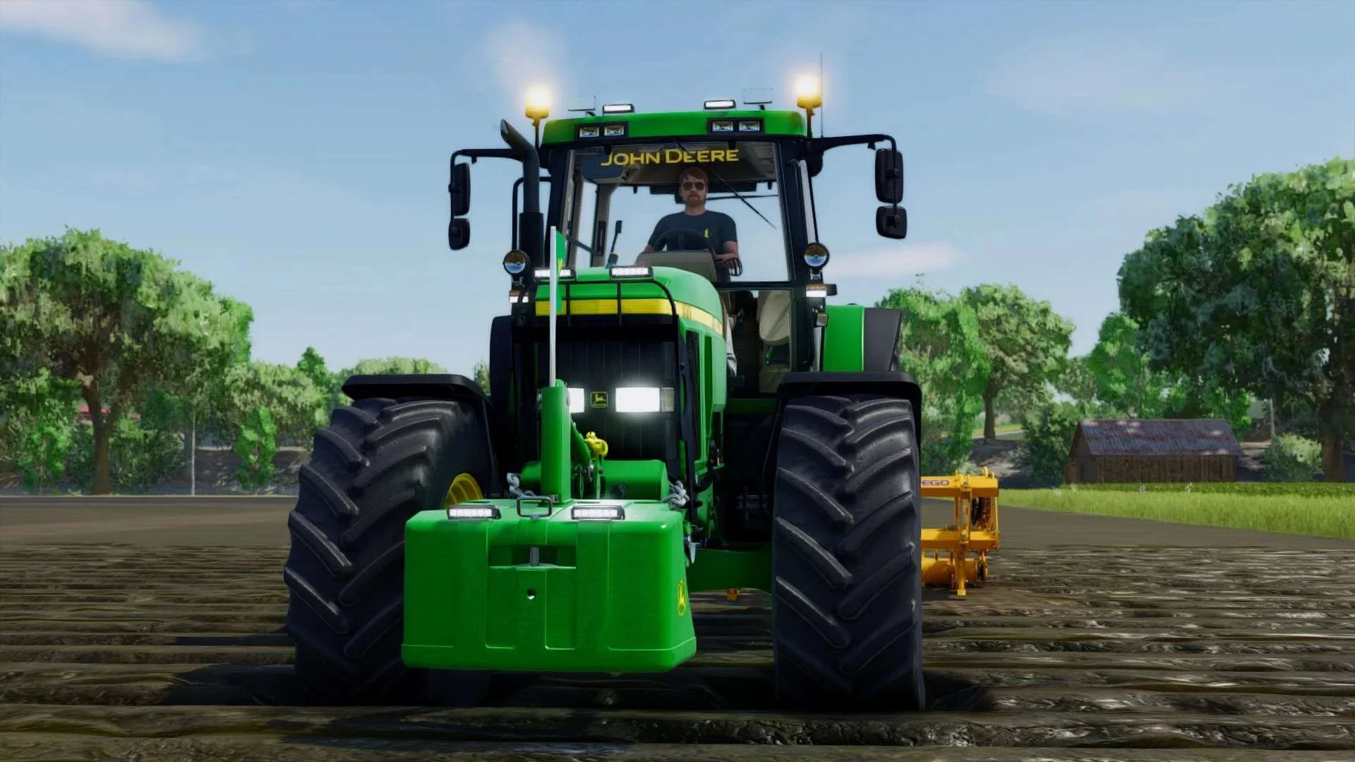 FS25 John Deere 7810 + 1800kg weight v1.0 Tractors Mod FS25 Mod Free Download