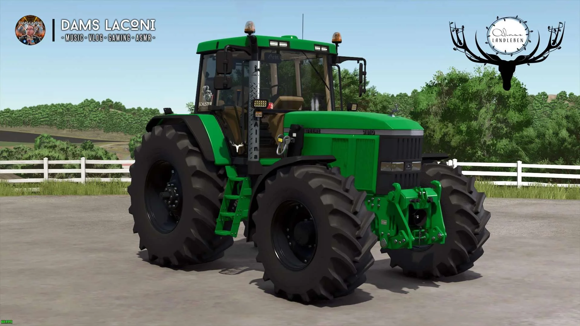 FS25 John Deere 7810 Alinas Landleben v1.0 Tractors Mod FS25 Mod Free Download