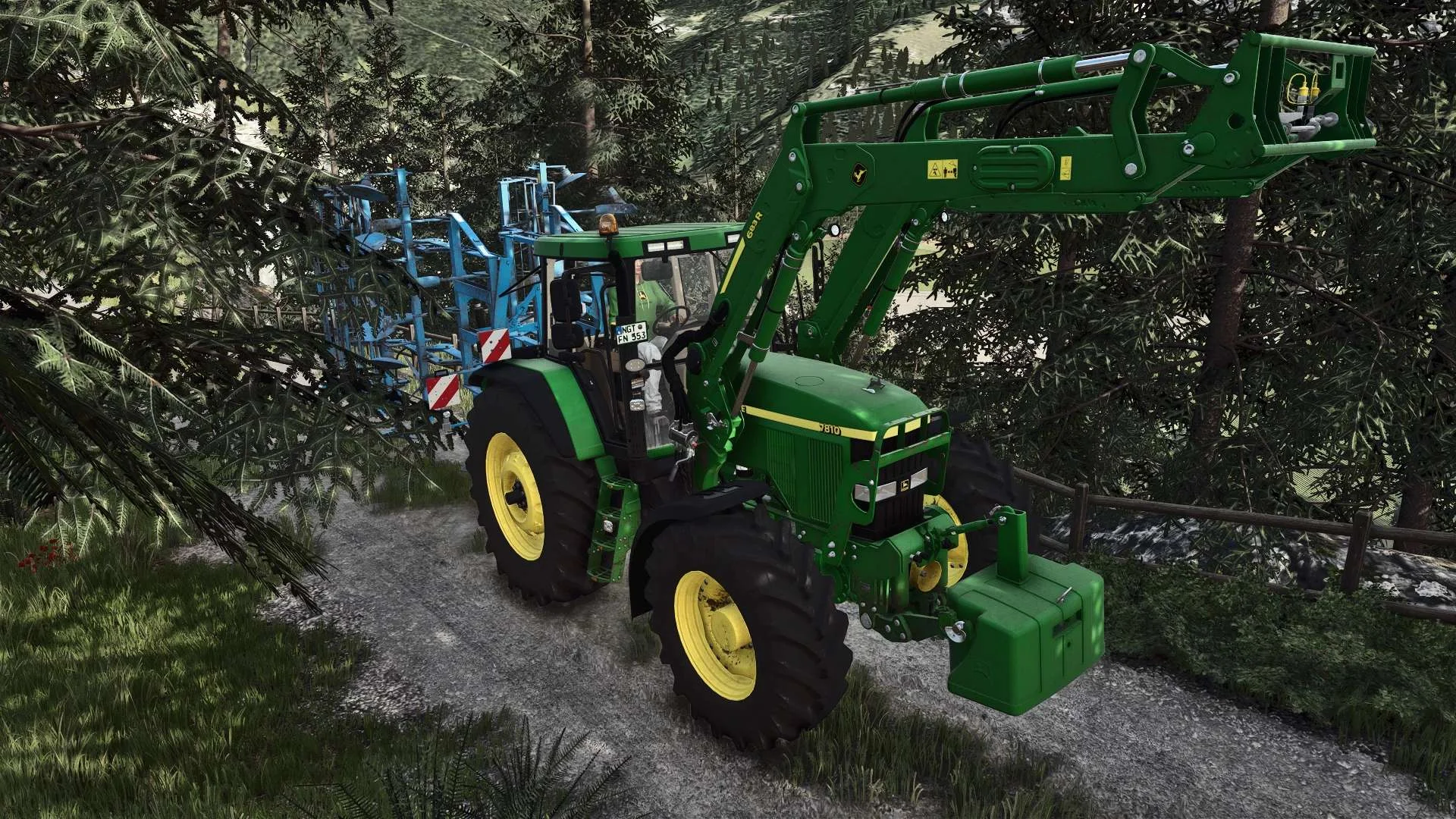 FS25 John Deere 7810 FR12 v1.5.1.4.2 Tractors Mod