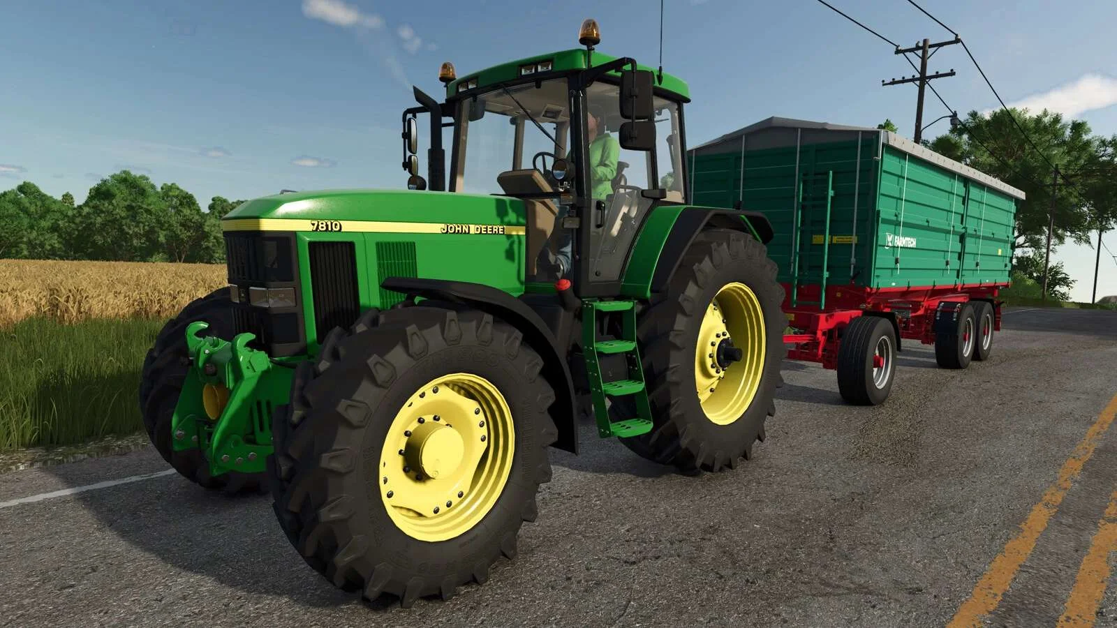 FS25 John Deere 7810 v1.0 Tractors Mod FS25 Mod Free Download