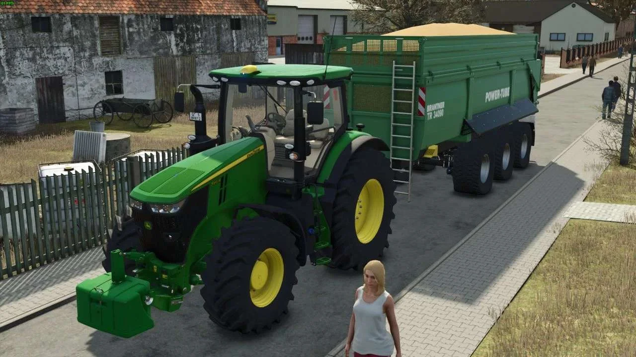 FS25 John Deere 7R 2014 v1.0 Tractors Mod FS25 Mod Free Download