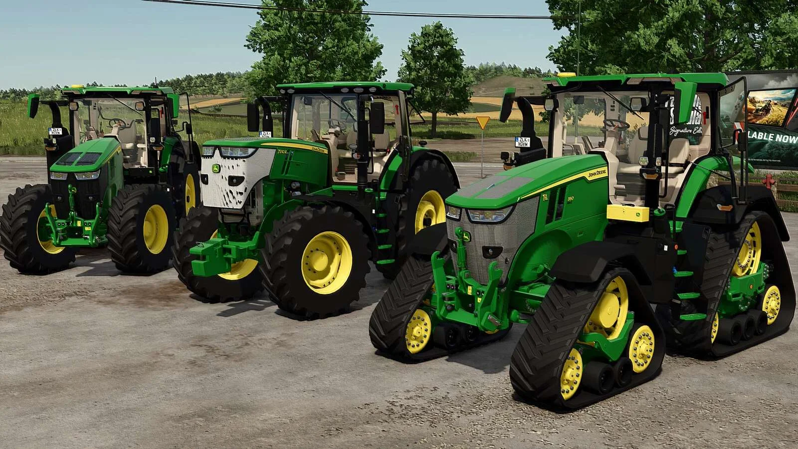 FS25 John Deere 7R Pack v1.0 Tractors Mod