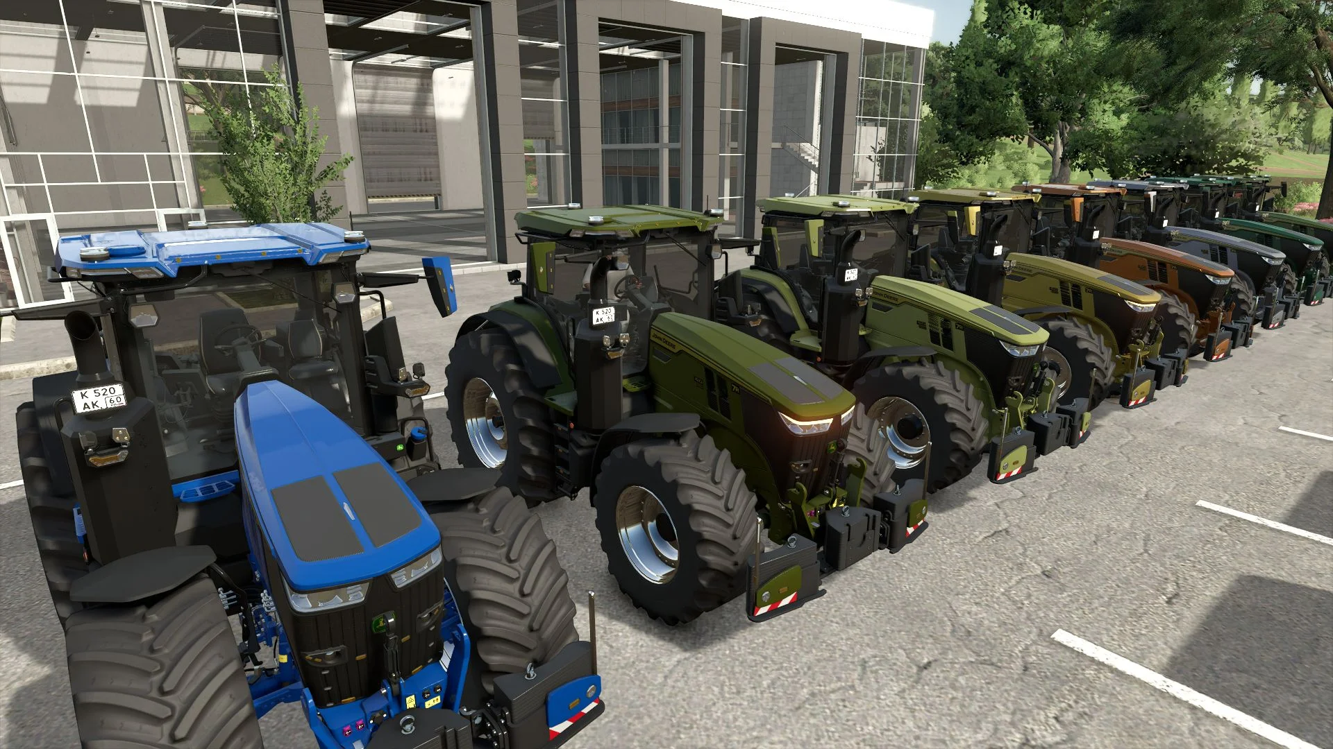 FS25 John Deere 7R Series Pack V1.0 Tractors Mod