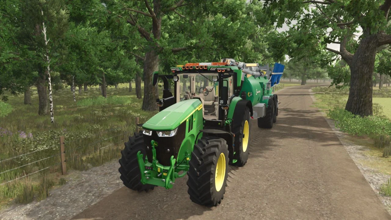 FS25 John Deere 7R Series V1.1 Tractors Mod