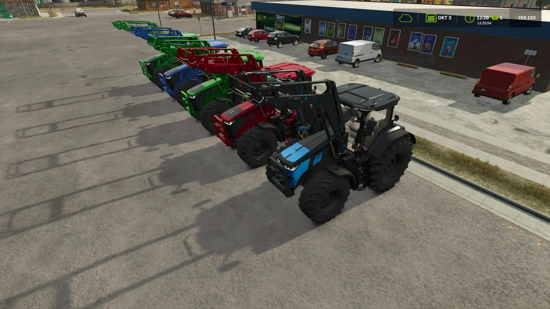 FS25 John Deere 7R with front loader v1.0.0.2 Tractors Mod FS25 Mod Free Download