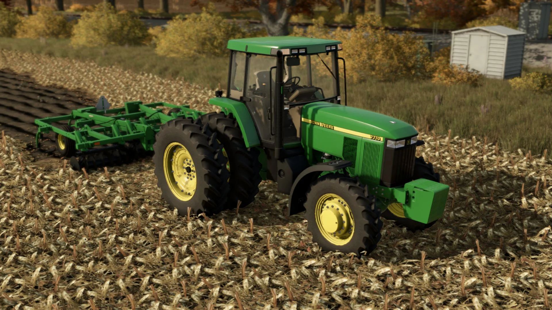 FS25 John Deere 7xx0 RowCrop V1.0 Tractors Mod