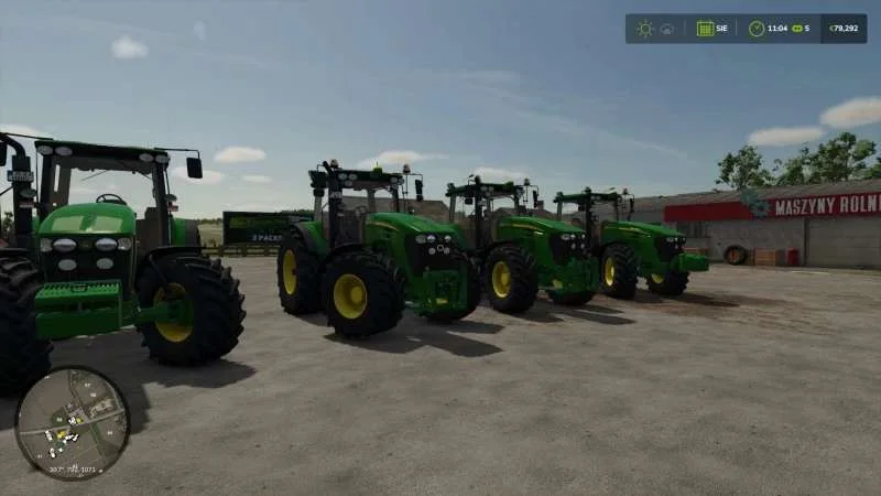 FS25 John Deere 7×30 series v1.0 Tractors Mod FS25 Mod Free Download