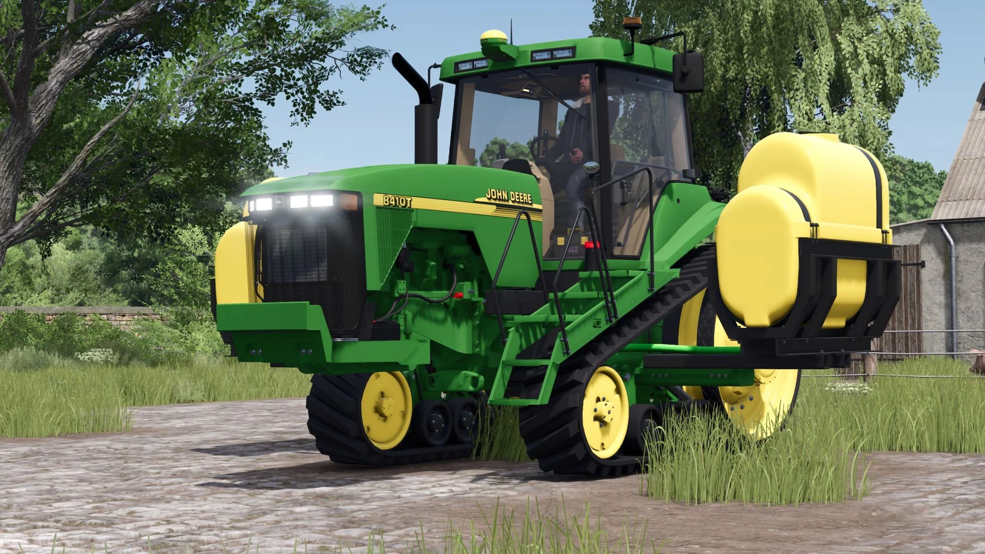 FS25 John Deere 8410T + Saddle Tanks V1.0 Tractors Mod FS25 Mod Free Download