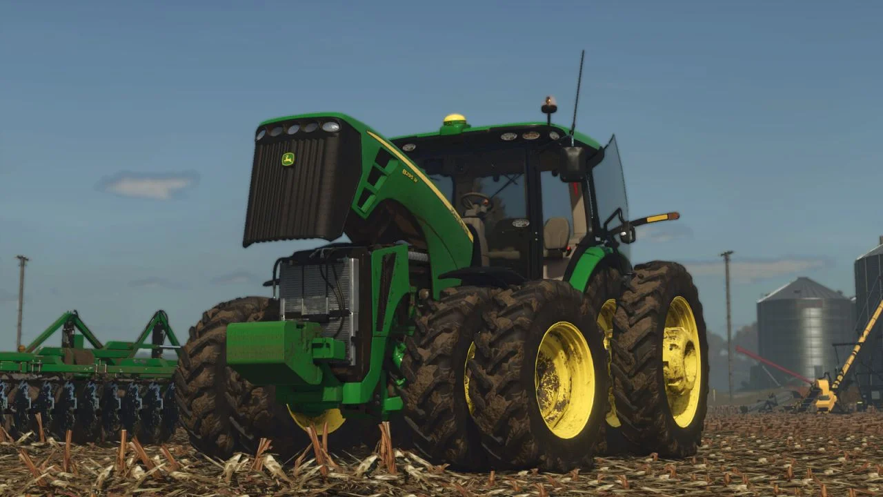 FS25 John Deere 8R (2009-2011) Series V1.0 Tractors Mod FS25 Mod Free Download