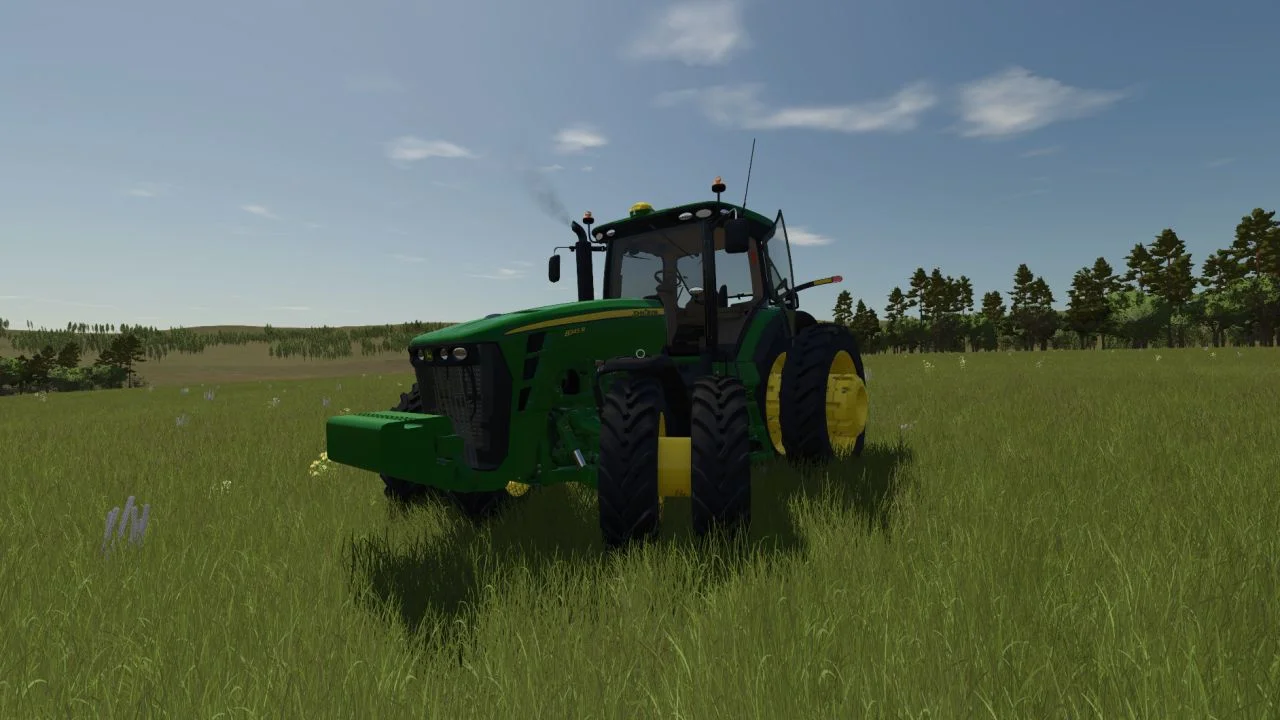 FS25 John Deere 8R 2009-2011 V1.0 Tractors Mod FS25 Mod Free Download