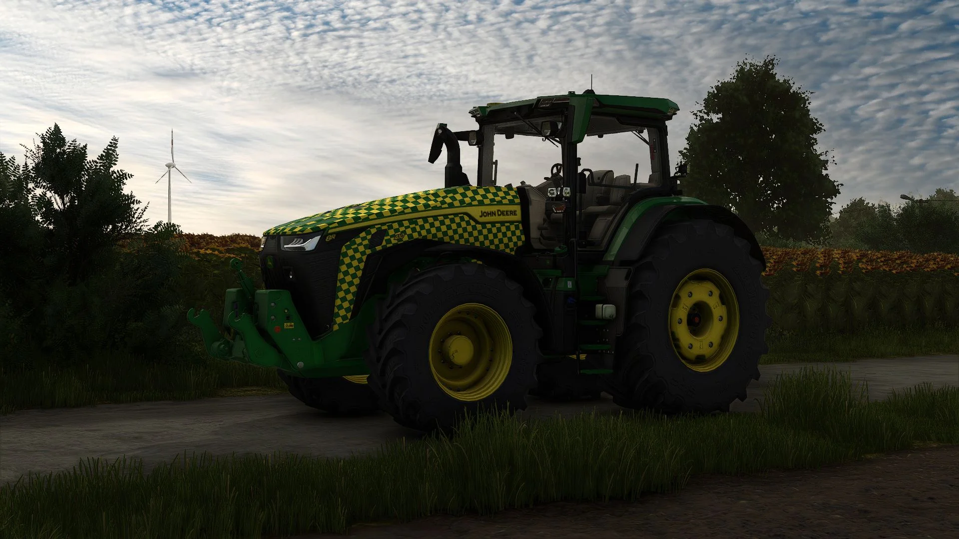FS25 John Deere 8R 2020 Agrosharing V1.0 Tractors Mod FS25 Mod Free Download