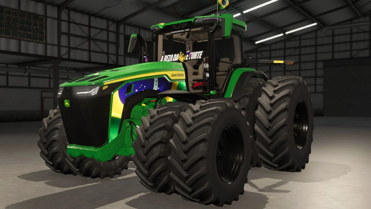 FS25 John Deere 8R BR v1.0 Tractors Mod FS25 Mod Free Download