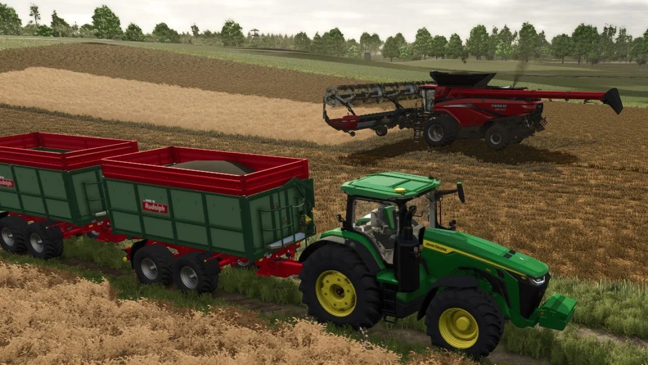 FS25 John Deere 8R Chiptuned Turbosound v1.0 Tractors Mod FS25 Mod Free Download