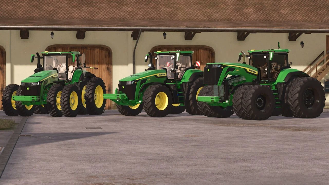 FS25 John Deere 8R High Horsepower V1.1.1 Tractors Mod