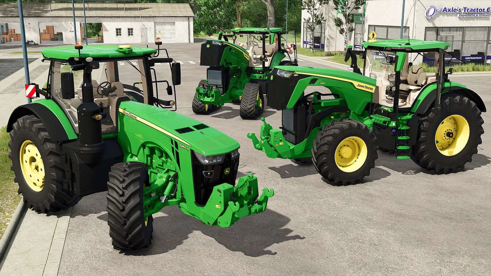 FS25 John Deere 8R Pack v1.0.0.2 Tractors Mod
