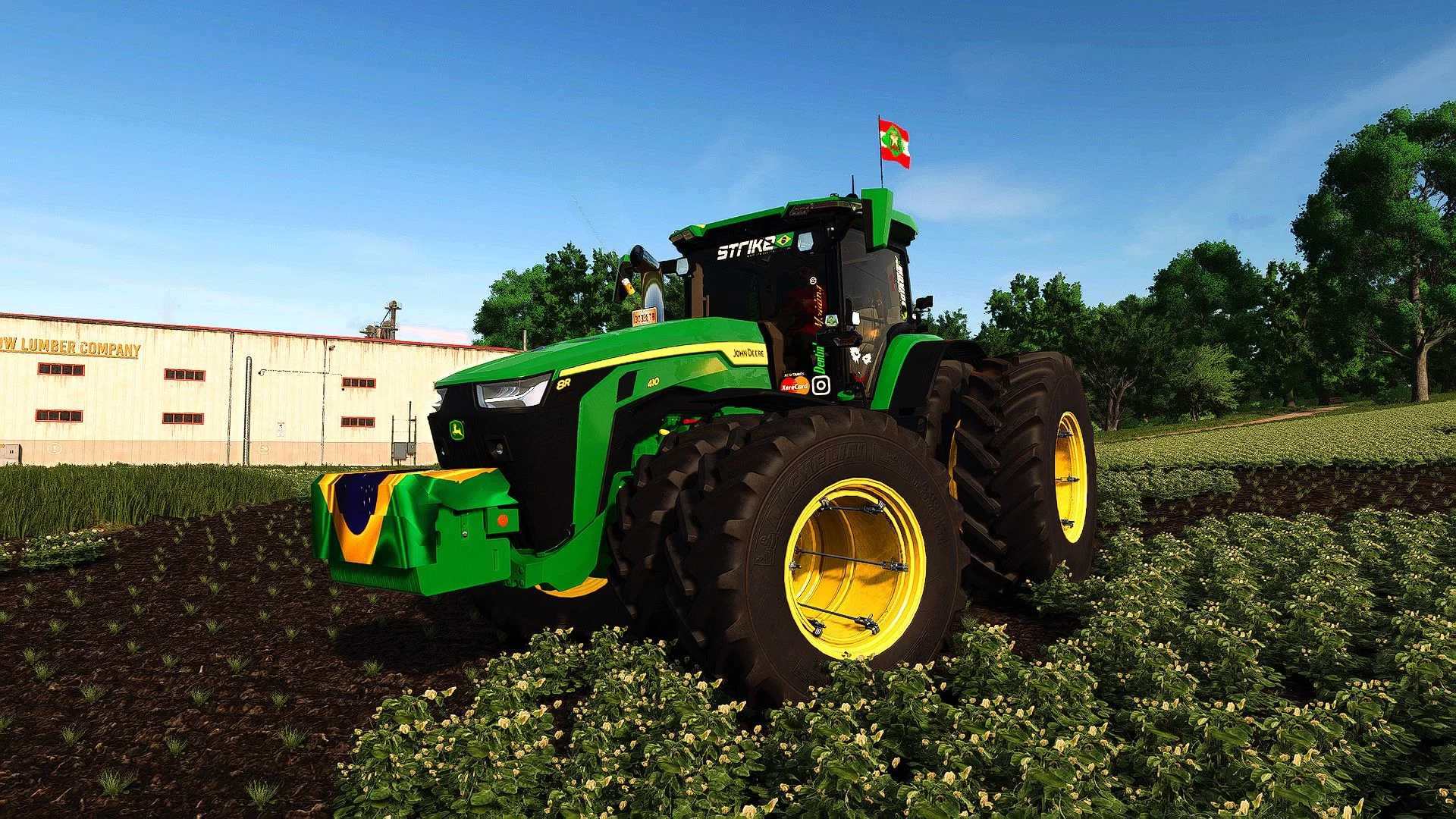 FS25 John Deere 8R Series BR v1.0 Tractors Mod FS25 Mod Free Download