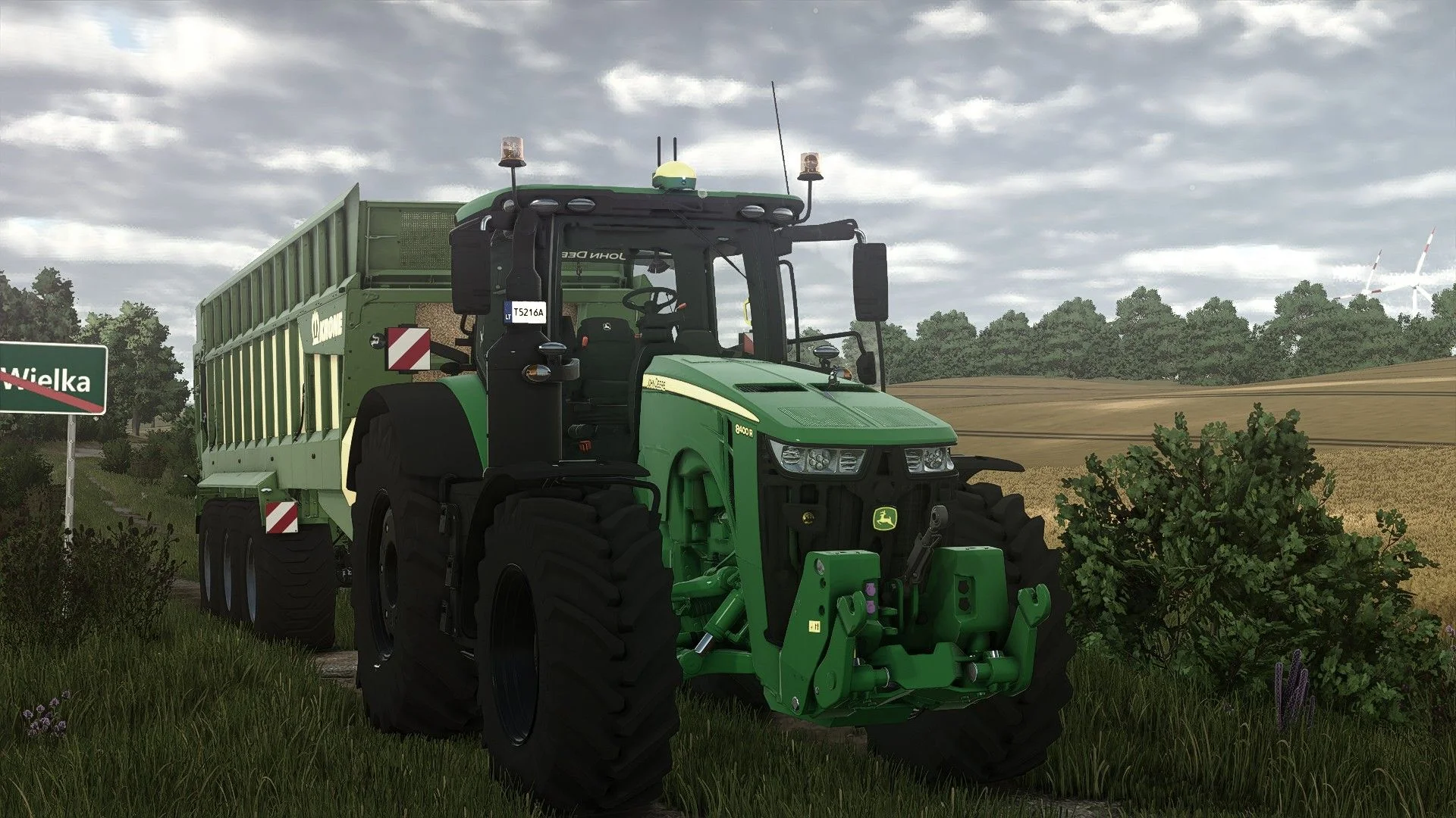 FS25 John Deere 8R Series V1.8.0.1 Tractors Mod