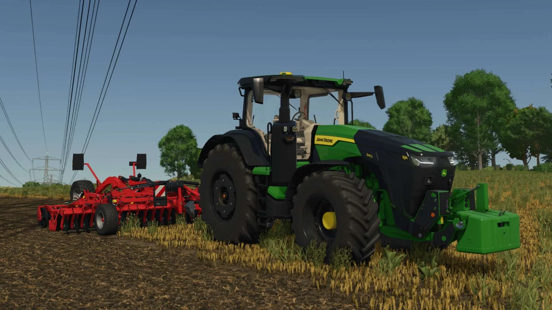 FS25 John Deere 8R Wirtgen Group Edition v1.0 Tractors Mod FS25 Mod Free Download