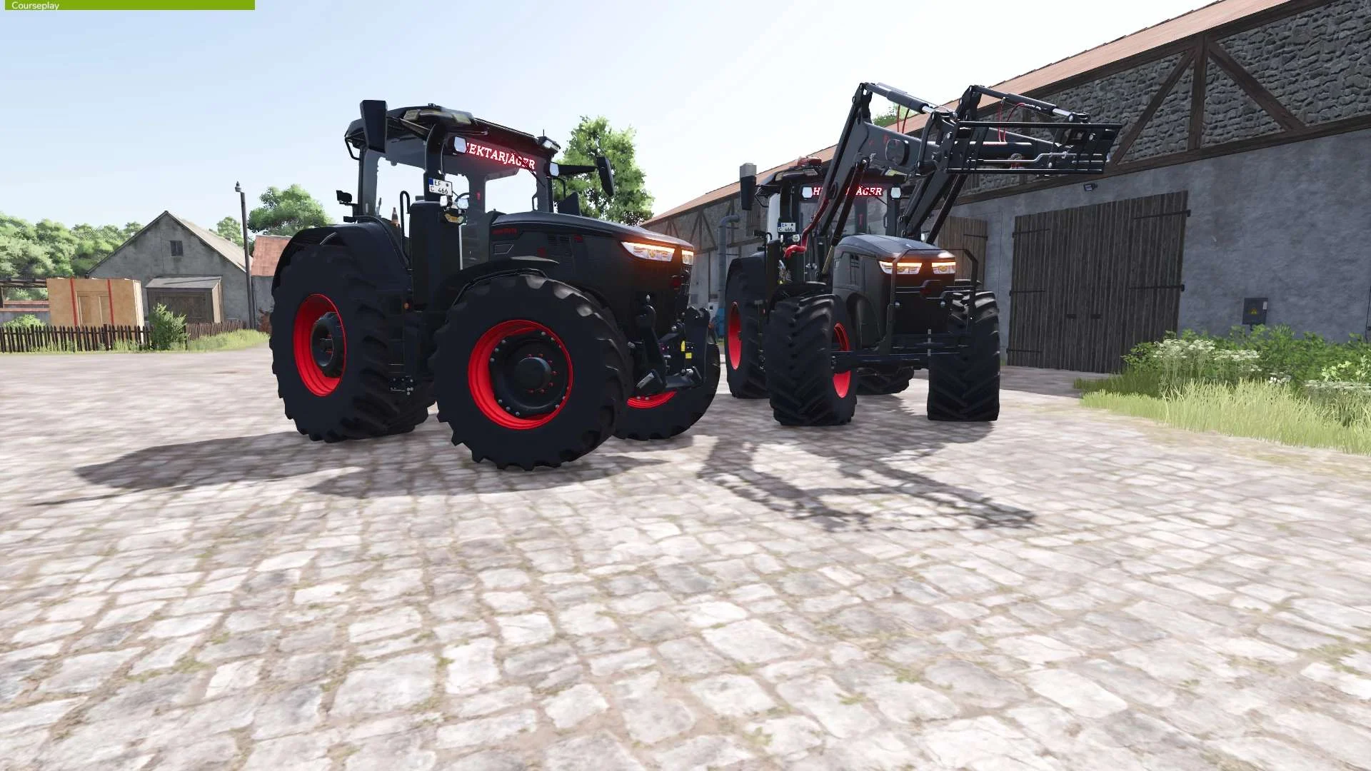 FS25 John Deere Multicolor with front loader v1.0 Tractors Mod