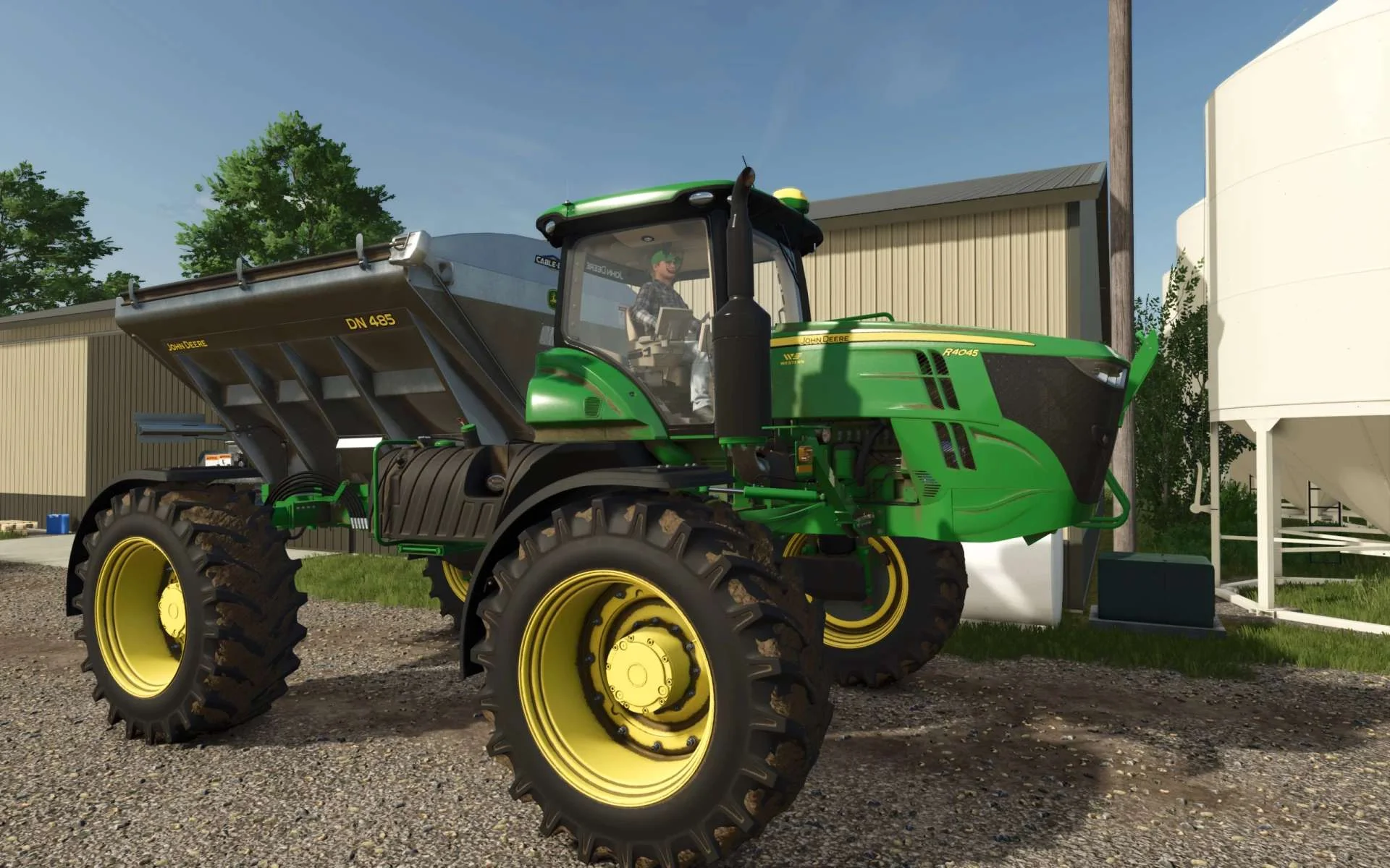 FS25 John Deere R4045 Edit v1.0 Tractors Mod FS25 Mod Free Download