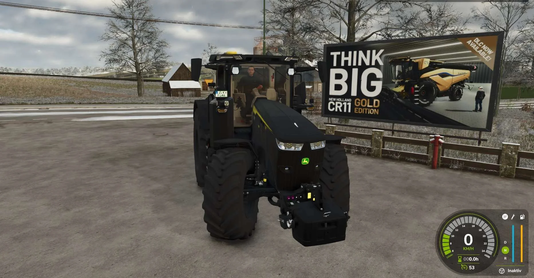 FS25 John Deere Series Black 7R v1.0 Tractors Mod FS25 Mod Free Download