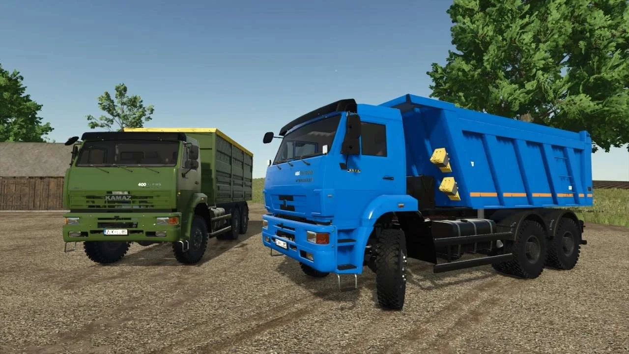 FS25 KamAZ-6522 Pack v1.1 Tractors Mod FS25 Mod Free Download
