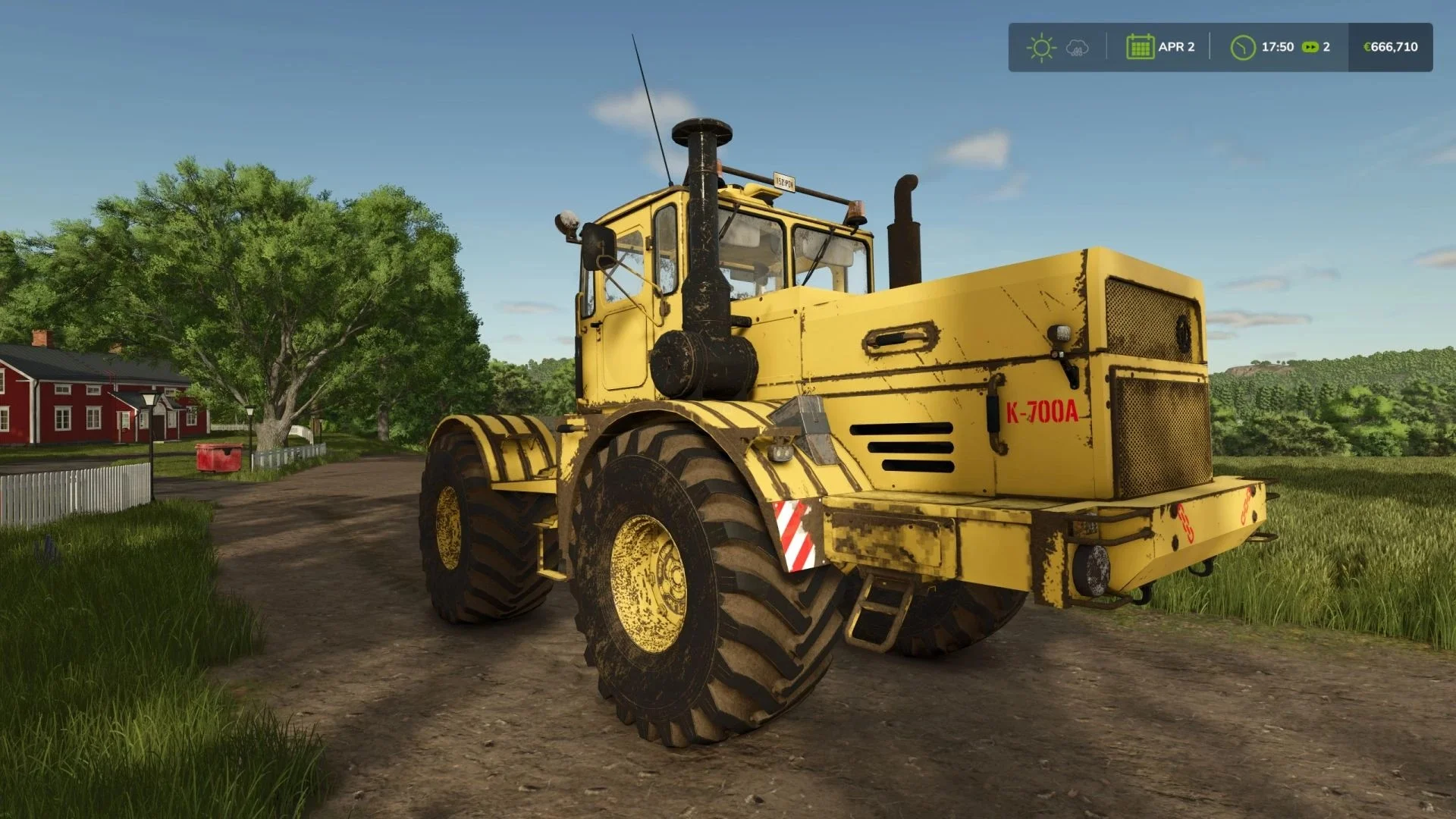 FS25 Kirovets K-700A V12 Turbo V1.0 Tractors Mod