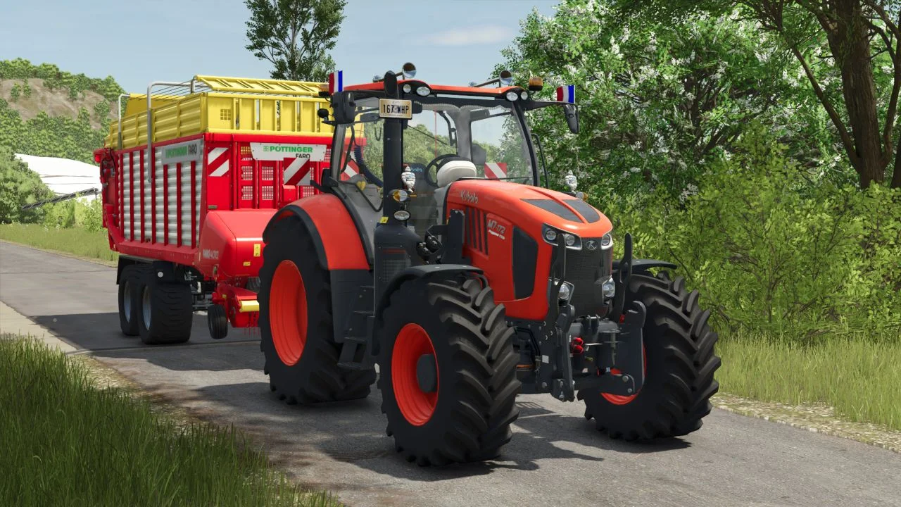 FS25 Kubota M7 Edit V1.0 Tractors Mod FS25 Mod Free Download