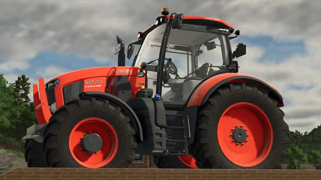 FS25 Kubota M7 Rust Edition v1.2 Tractors Mod