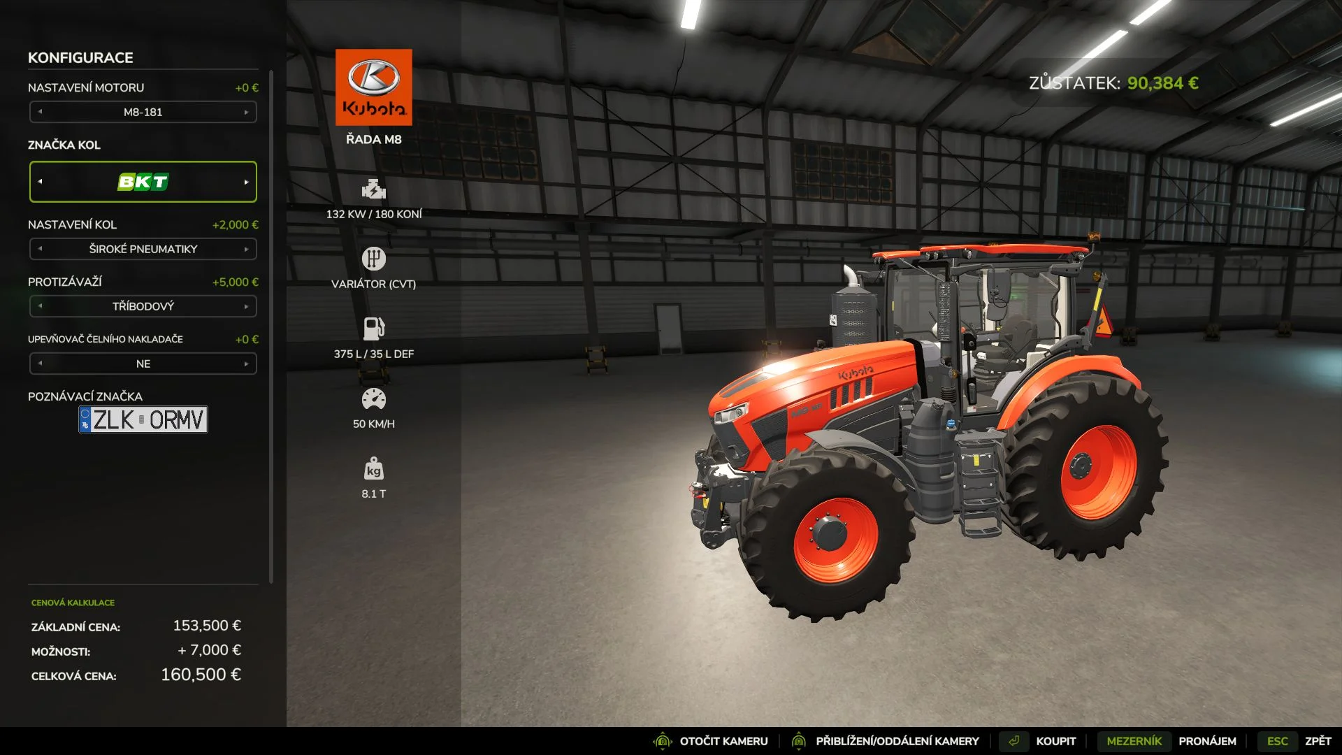 FS25 Kubota M8 Series v1.0 Tractors Mod FS25 Mod Free Download