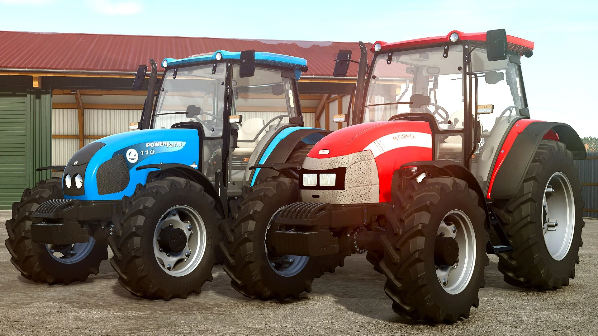 FS25 Landini PowerFarm 110 & McCormick C105 MAX V1.0 Tractors Mod FS25 Mod Free Download