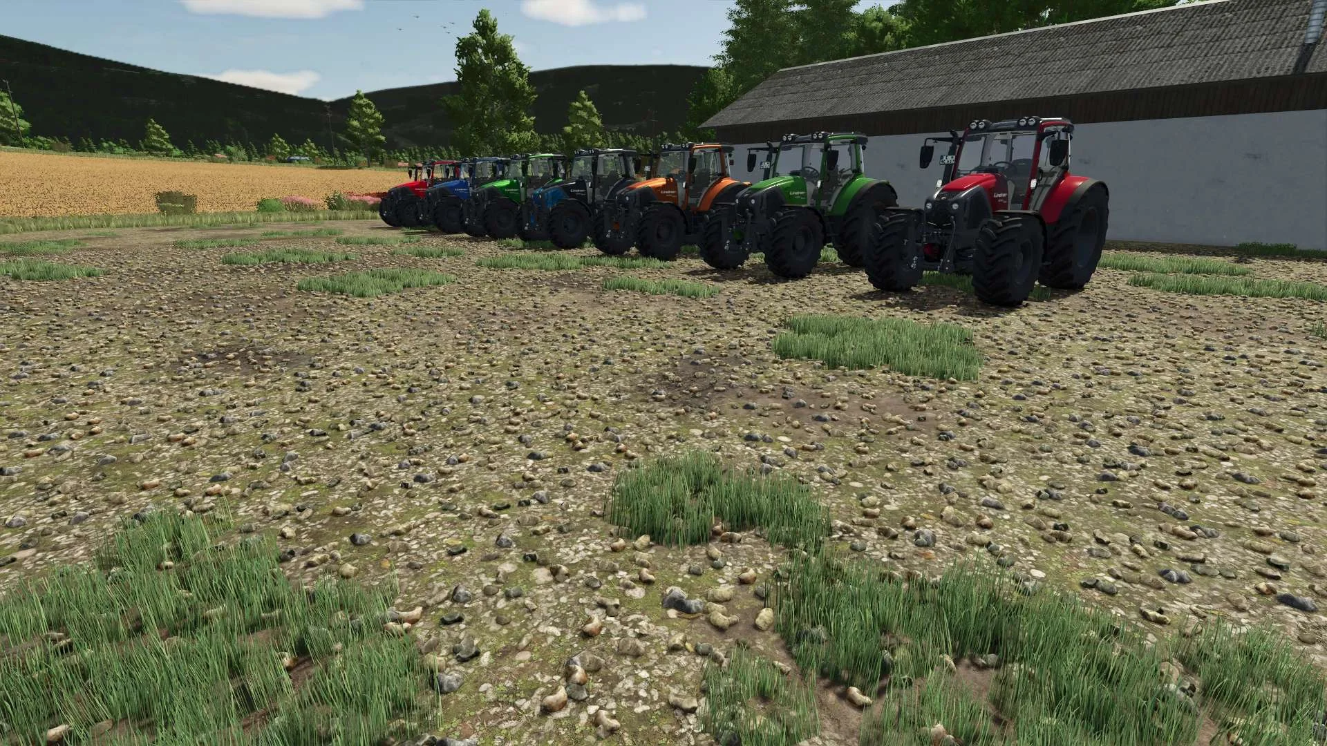 FS25 Lindner Geotrac 134 EP Multicolor v1.0 Tractors Mod FS25 Mod Free Download