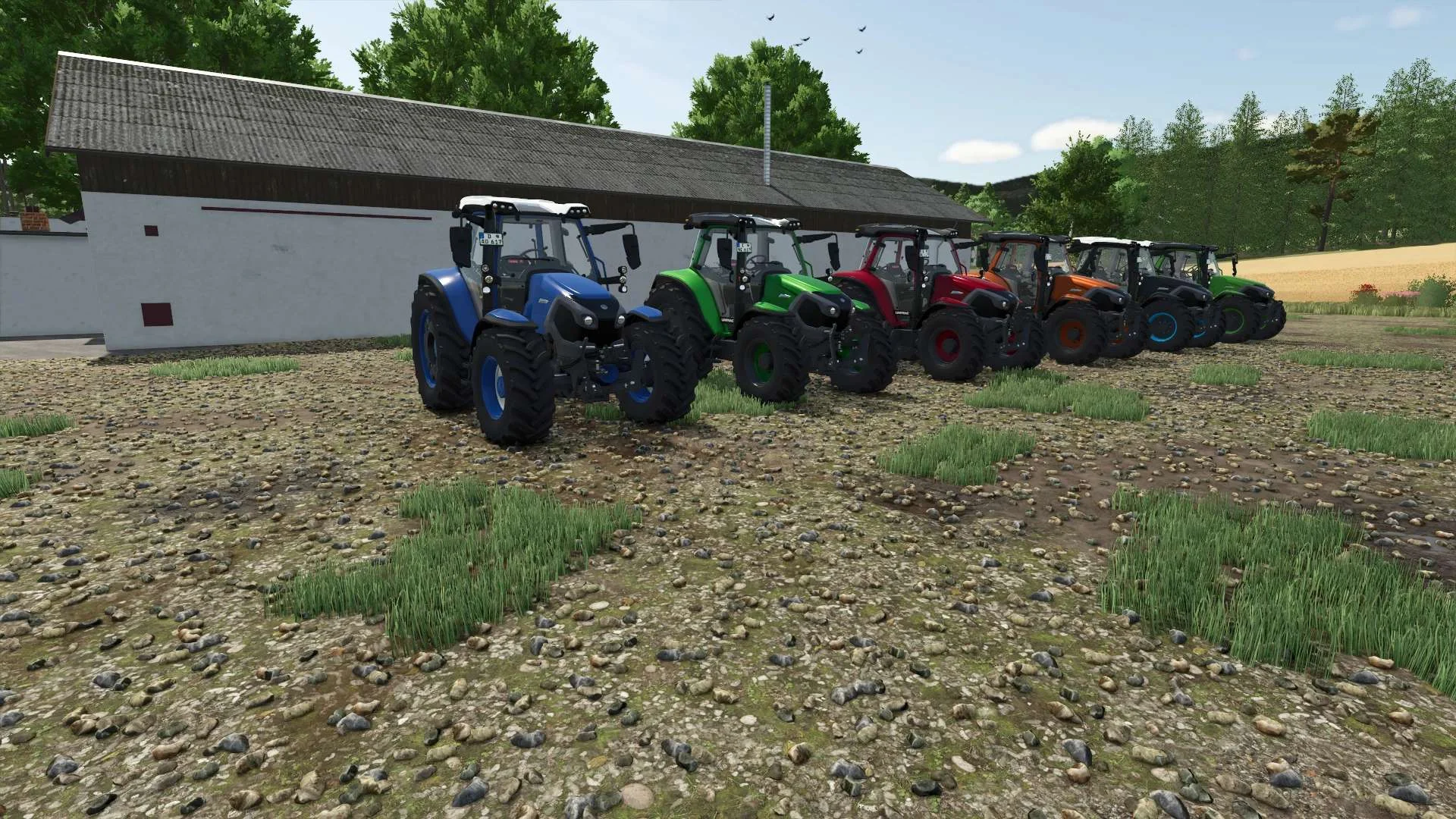 FS25 Lindner Lintrac 130 Multicolor v1.0.0.0 Tractors Mod FS25 Mod Free Download