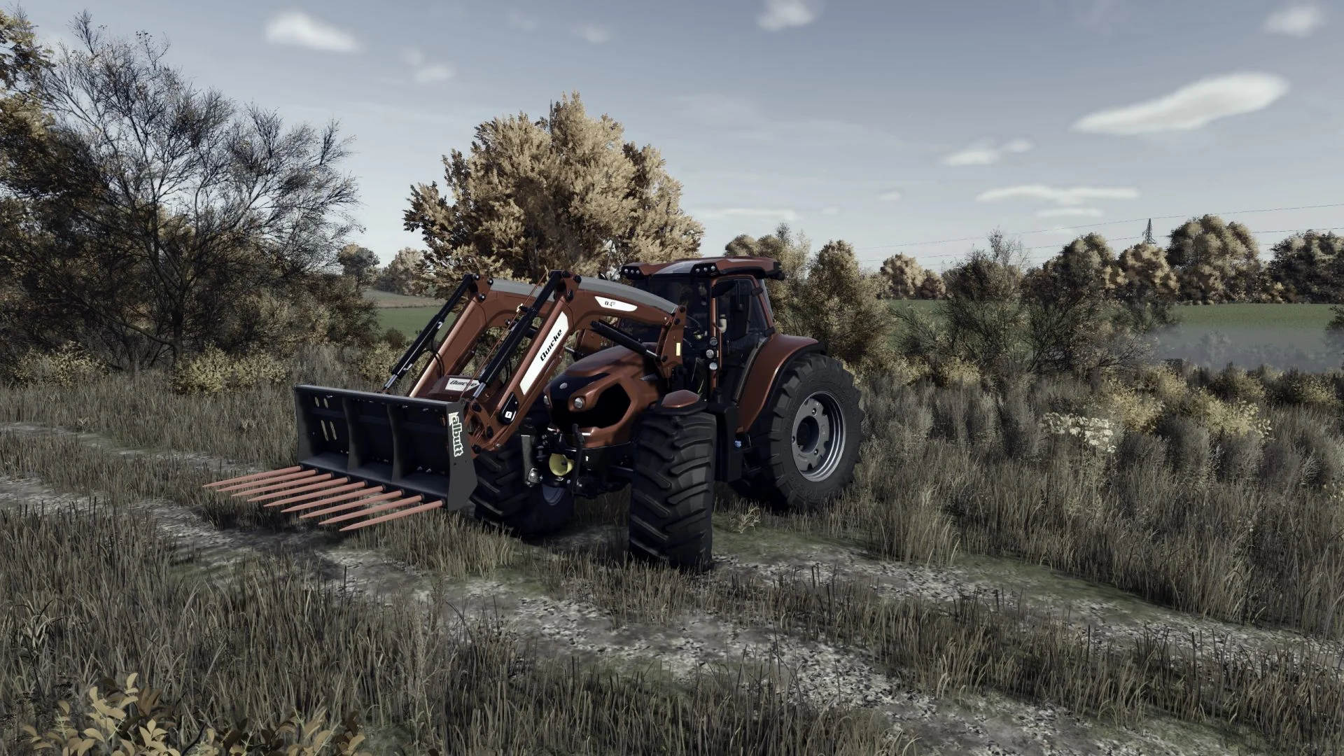 FS25 Lindner Lintrac Perkins Engine Duch-Ghost Edition V1.0.0.1 Tractors Mod FS25 Mod Free Download