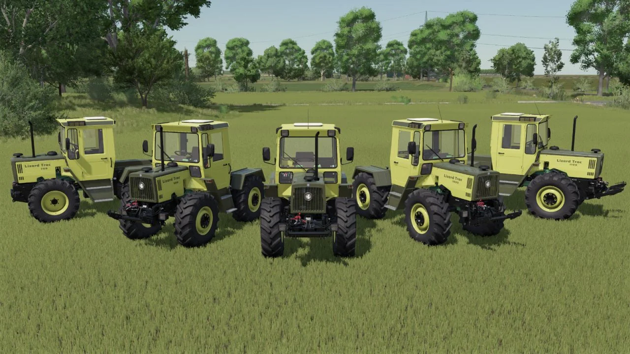 FS25 Lizard Trac Series V1.0 Tractors Mod FS25 Mod Free Download