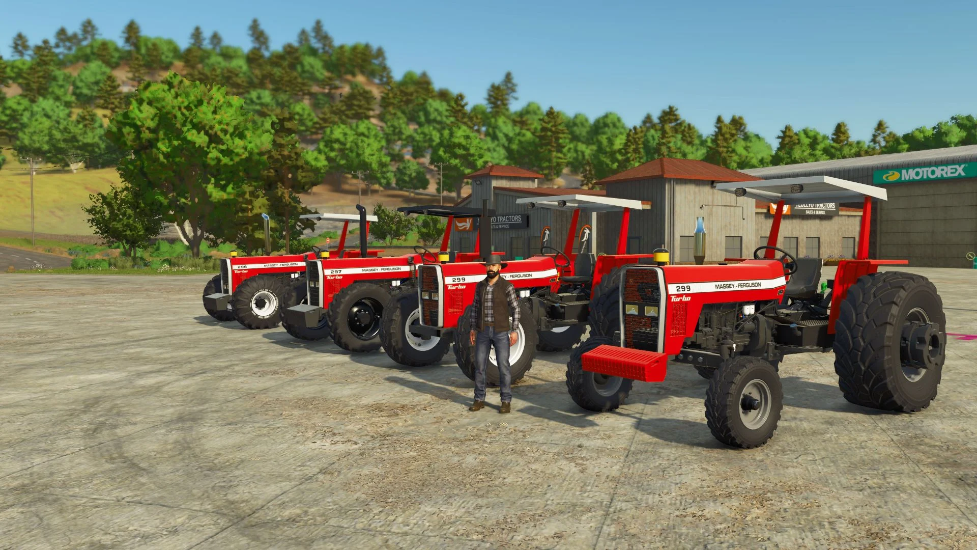 FS25 Massey Ferguson 299 V2.2.1 Tractors Mod