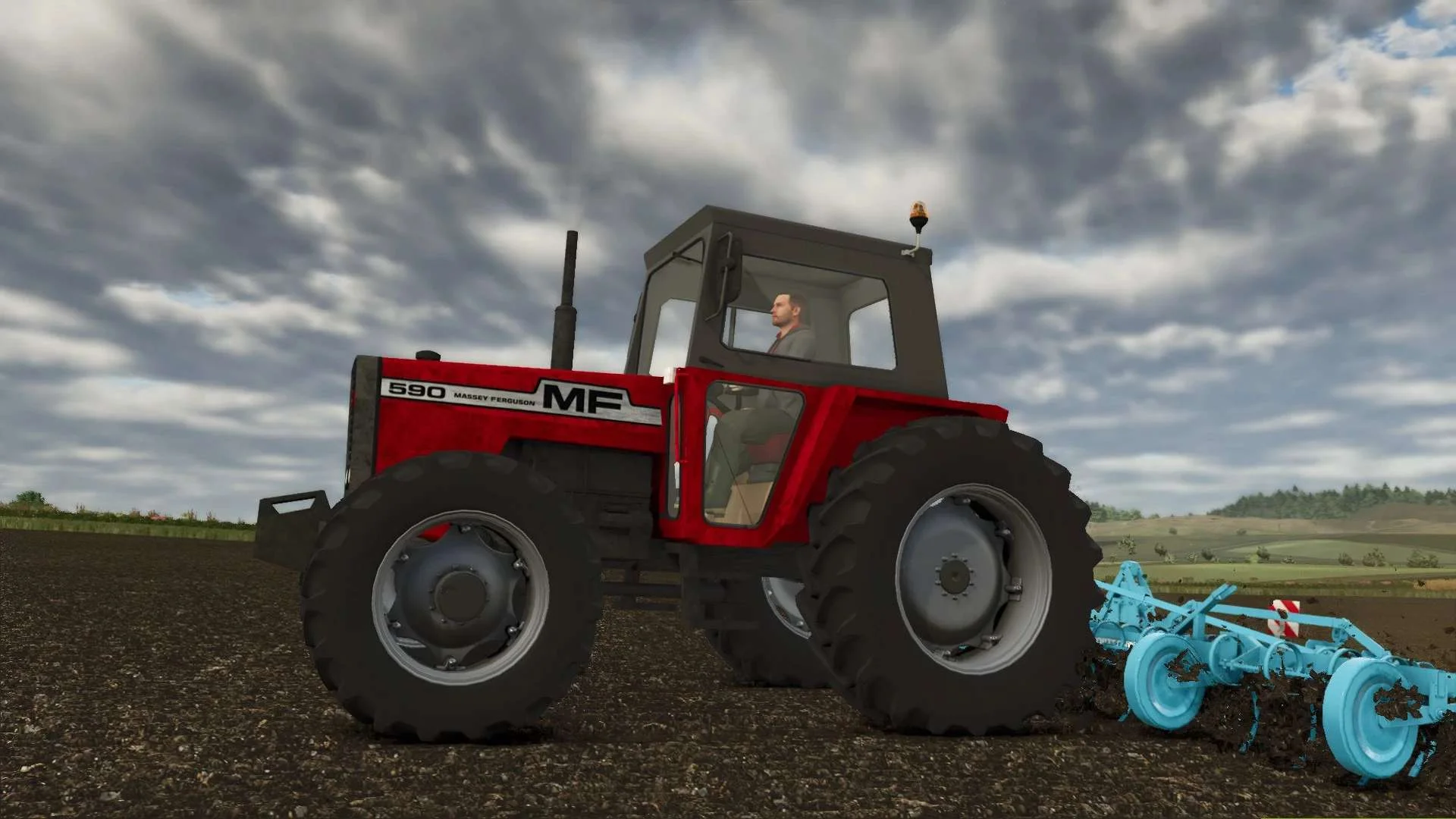 FS25 Massey Ferguson 590 v1.0 Tractors Mod FS25 Mod Free Download