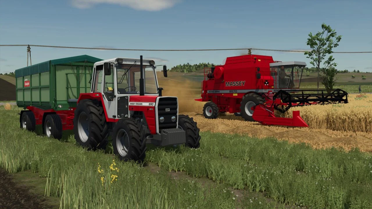 FS25 Massey-Ferguson 600 Series v1.0.0.1 Tractors Mod FS25 Mod Free Download