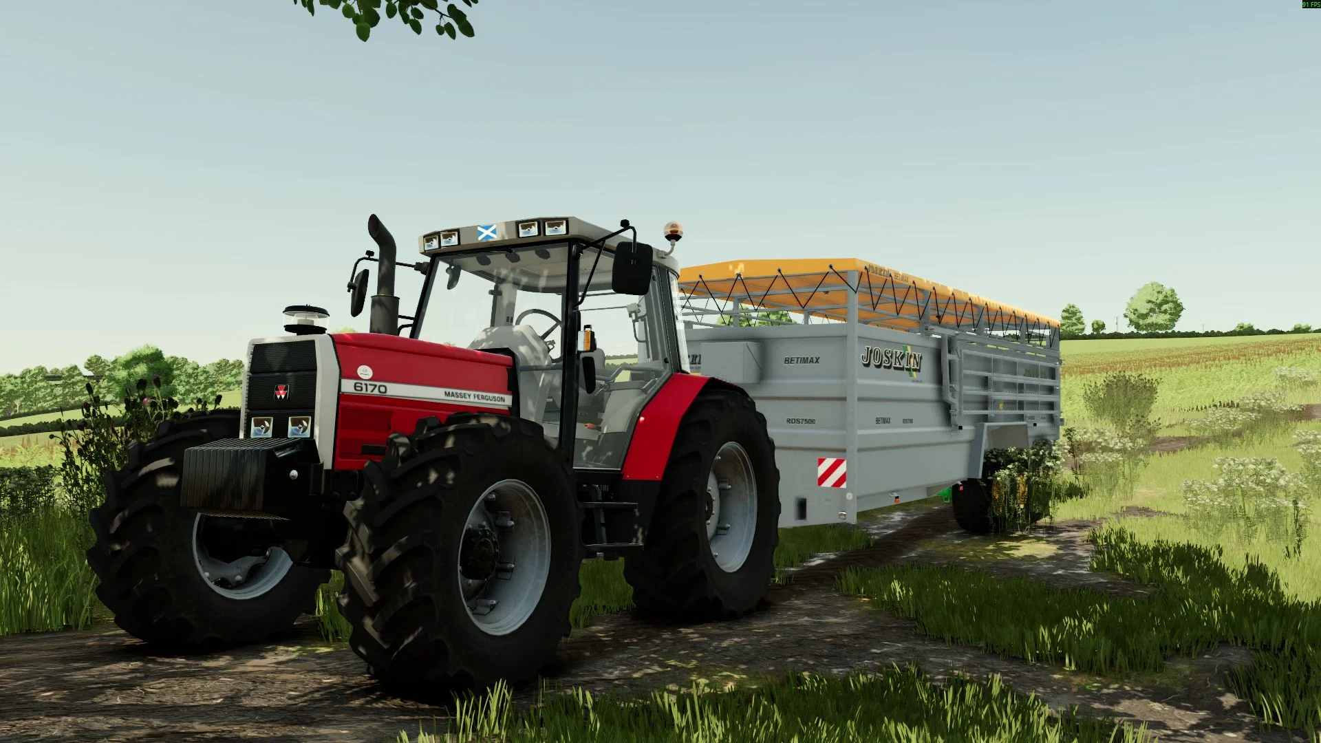 FS25 Massey Ferguson 6170 V1.0.0.1 Tractors Mod